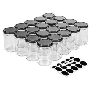12oz Glass Jars with Lids