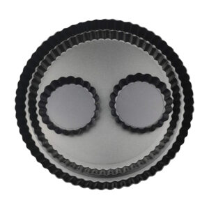 11, 9 & 4 Inch Round Tart Pans