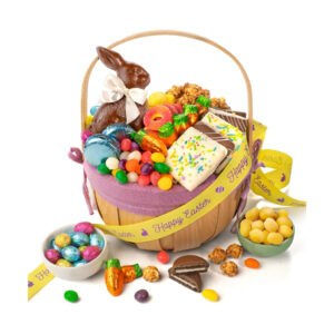 Easter Basket with Chocolate Bunny