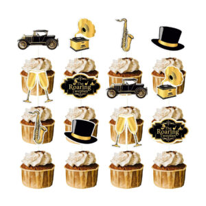 Roaring 20s Cupcake Toppers