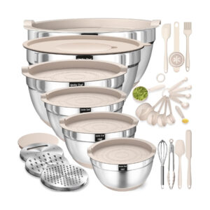 Mixing Bowls with Airtight Lids Set