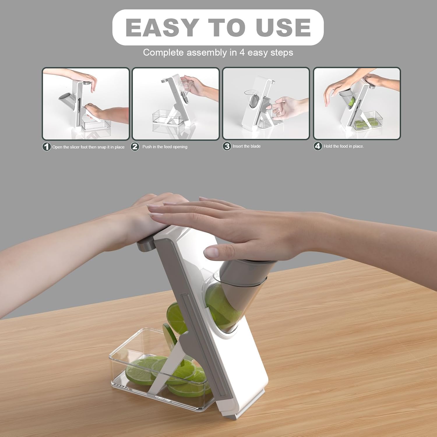 Safe Mandoline Slicer