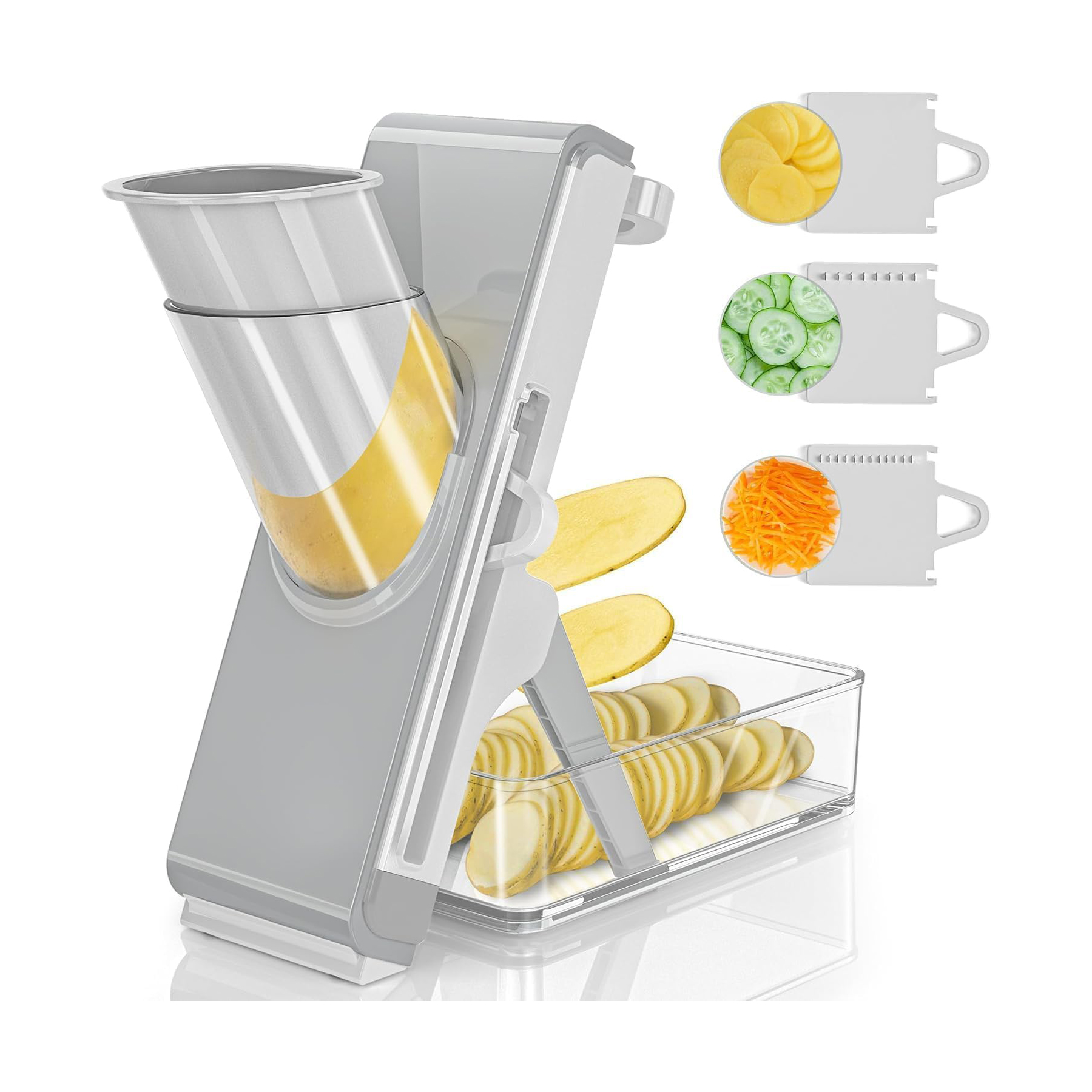 Safe Mandoline Vegetable Slicer