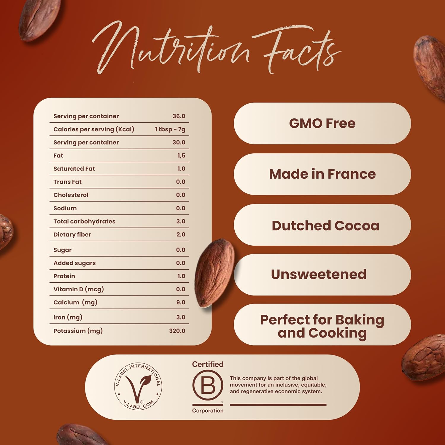 Valrhona Dark French Cocoa Powder